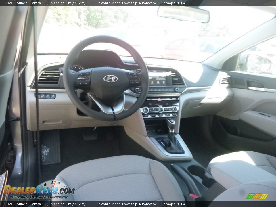 2020 Hyundai Elantra SEL Machine Gray / Gray Photo #8