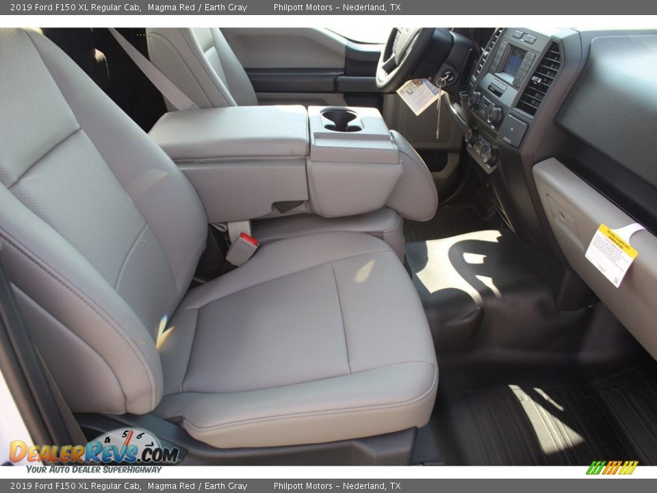 2019 Ford F150 XL Regular Cab Magma Red / Earth Gray Photo #22