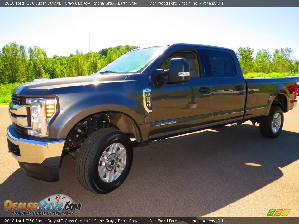 2018 Ford F250 Super Duty XLT Crew Cab 4x4 Stone Gray / Earth Gray Photo #8