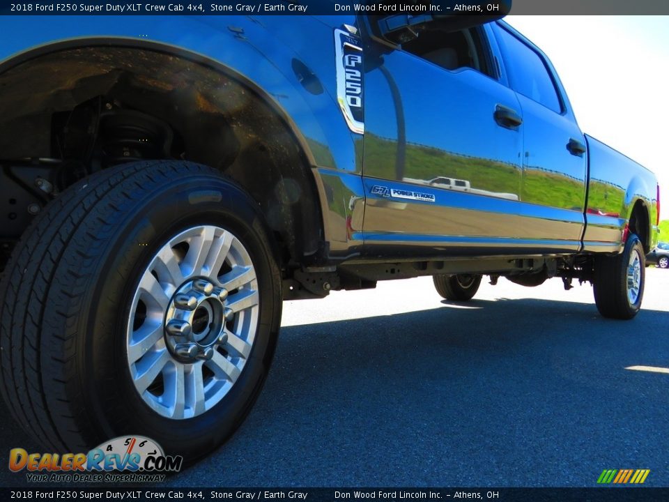 2018 Ford F250 Super Duty XLT Crew Cab 4x4 Stone Gray / Earth Gray Photo #9