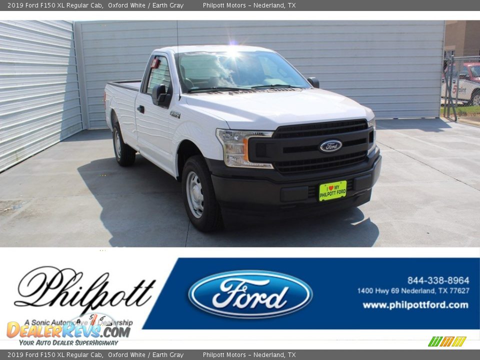 2019 Ford F150 XL Regular Cab Oxford White / Earth Gray Photo #1