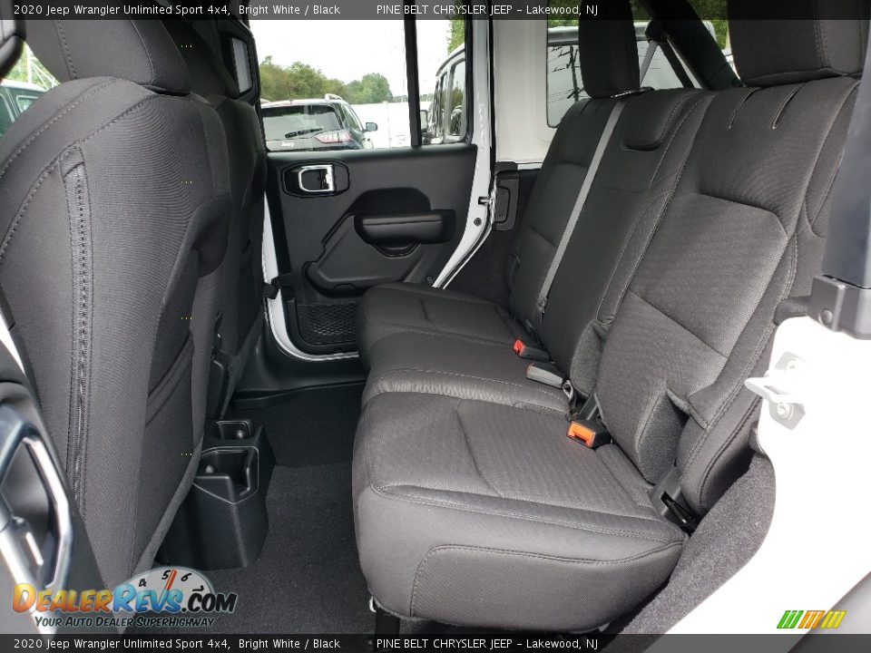 2020 Jeep Wrangler Unlimited Sport 4x4 Bright White / Black Photo #5