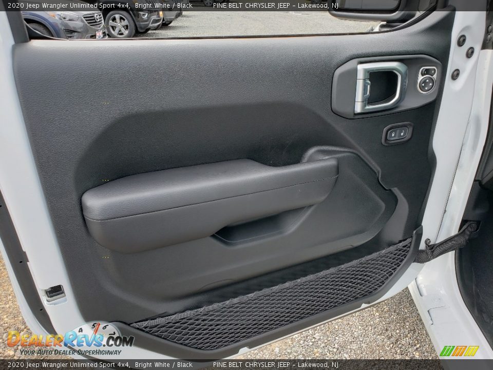 2020 Jeep Wrangler Unlimited Sport 4x4 Bright White / Black Photo #7