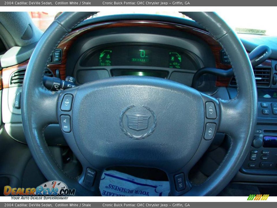 2004 Cadillac DeVille Sedan Cotillion White / Shale Photo #15