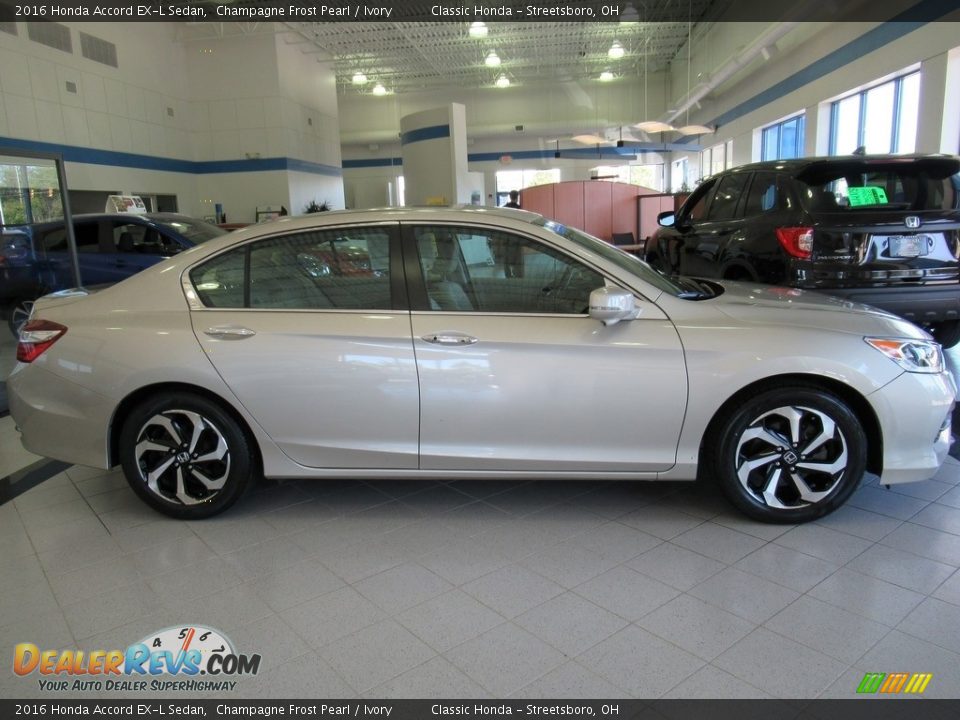 2016 Honda Accord EX-L Sedan Champagne Frost Pearl / Ivory Photo #4