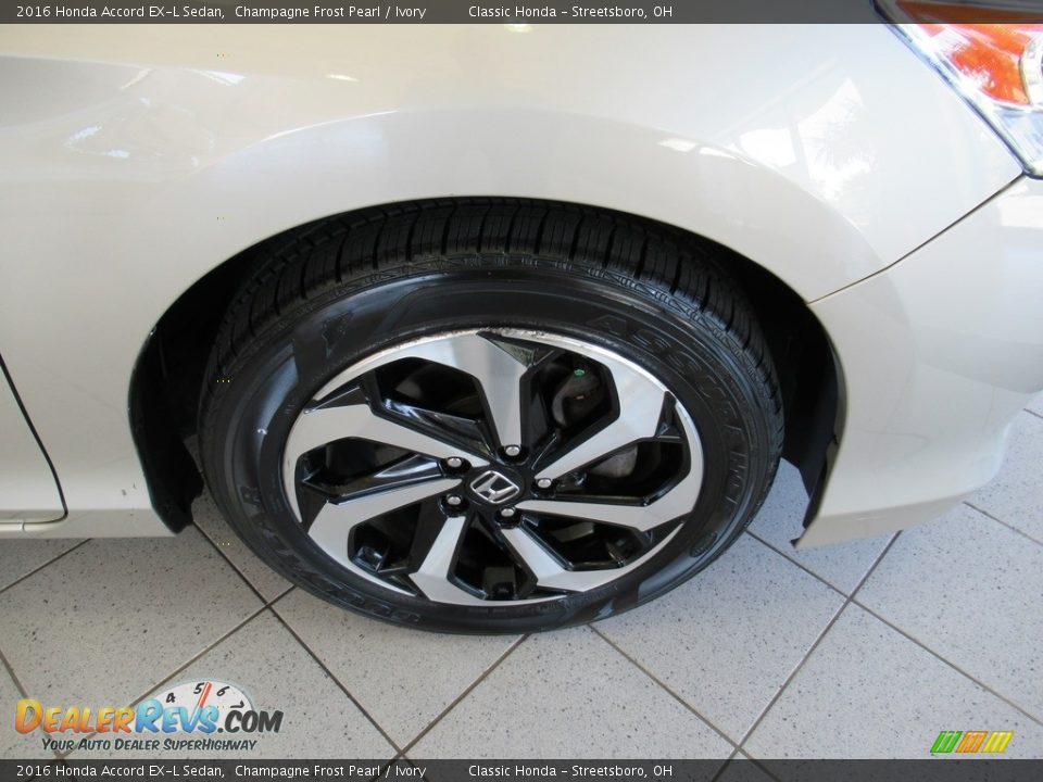 2016 Honda Accord EX-L Sedan Champagne Frost Pearl / Ivory Photo #5