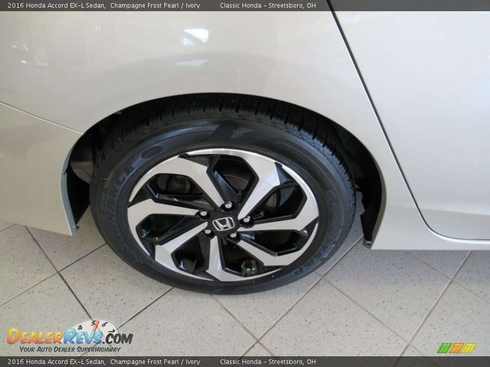 2016 Honda Accord EX-L Sedan Champagne Frost Pearl / Ivory Photo #6