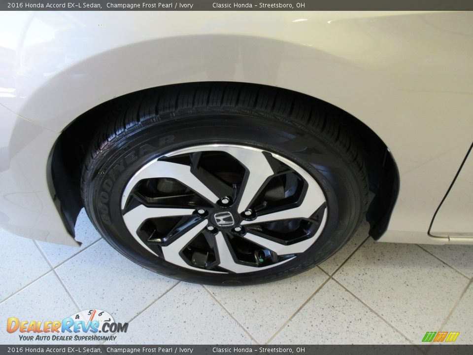 2016 Honda Accord EX-L Sedan Champagne Frost Pearl / Ivory Photo #12