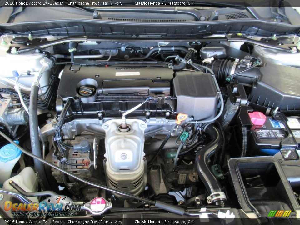 2016 Honda Accord EX-L Sedan Champagne Frost Pearl / Ivory Photo #13