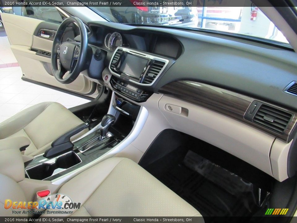2016 Honda Accord EX-L Sedan Champagne Frost Pearl / Ivory Photo #15
