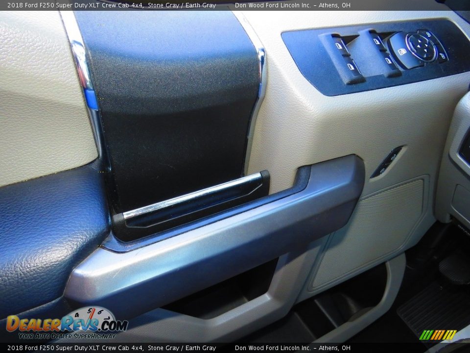 2018 Ford F250 Super Duty XLT Crew Cab 4x4 Stone Gray / Earth Gray Photo #36