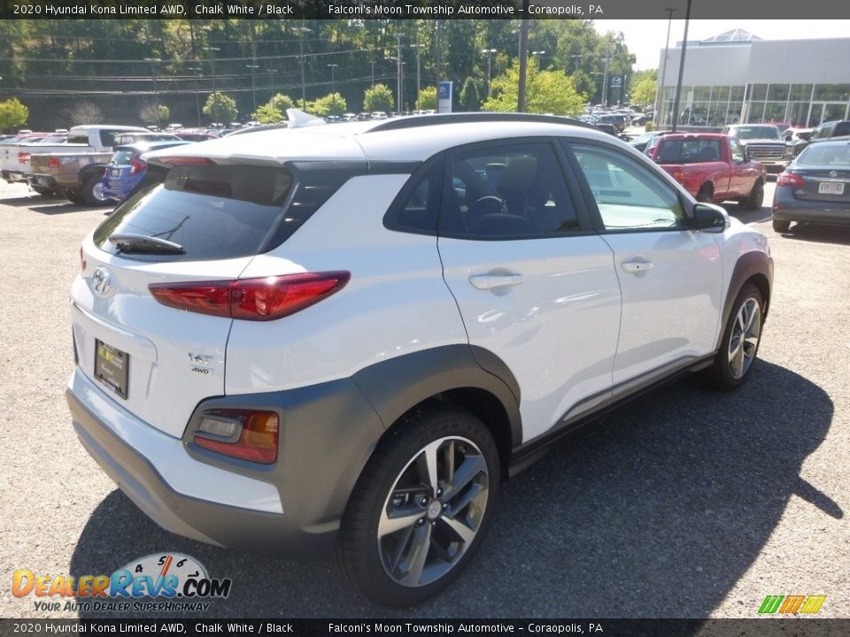 2020 Hyundai Kona Limited AWD Chalk White / Black Photo #2