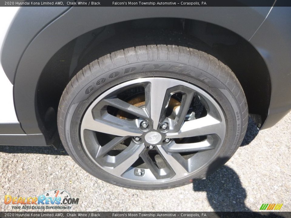 2020 Hyundai Kona Limited AWD Chalk White / Black Photo #7