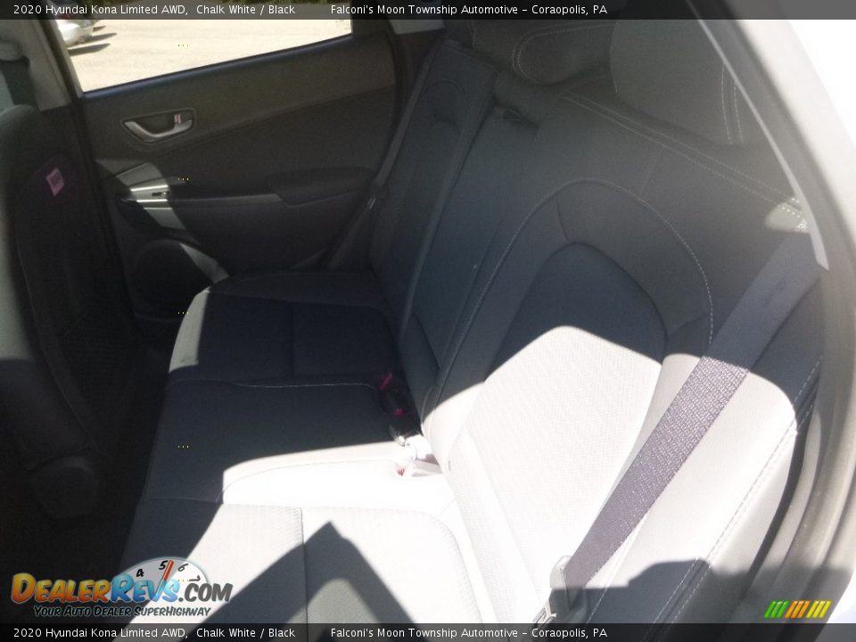 2020 Hyundai Kona Limited AWD Chalk White / Black Photo #8