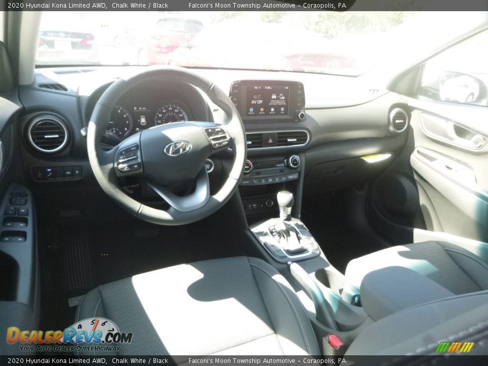 2020 Hyundai Kona Limited AWD Chalk White / Black Photo #9