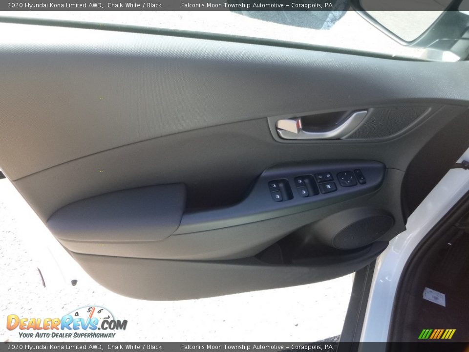 2020 Hyundai Kona Limited AWD Chalk White / Black Photo #10