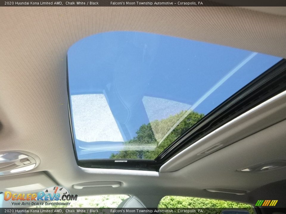 2020 Hyundai Kona Limited AWD Chalk White / Black Photo #13