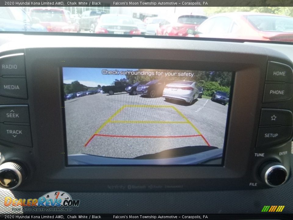 2020 Hyundai Kona Limited AWD Chalk White / Black Photo #15
