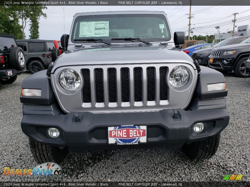 2020 Jeep Wrangler Unlimited Sport 4x4 Billet Silver Metallic / Black Photo #2