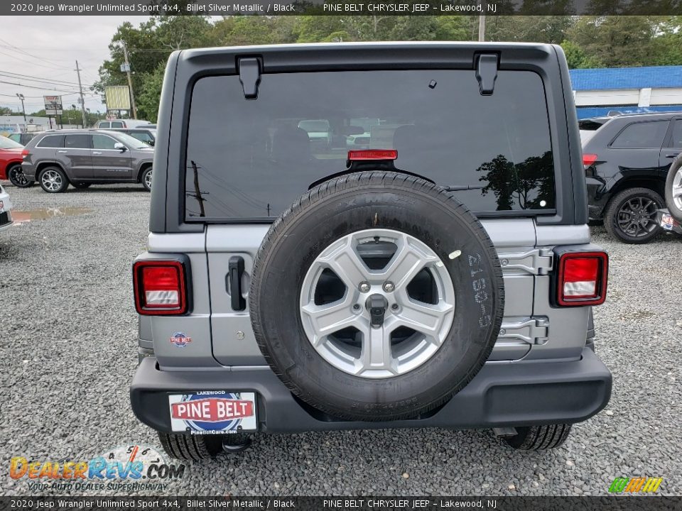 2020 Jeep Wrangler Unlimited Sport 4x4 Billet Silver Metallic / Black Photo #5