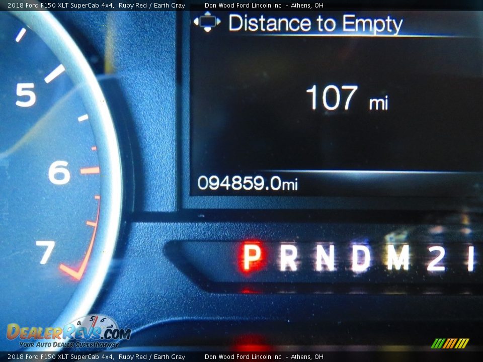 2018 Ford F150 XLT SuperCab 4x4 Ruby Red / Earth Gray Photo #29