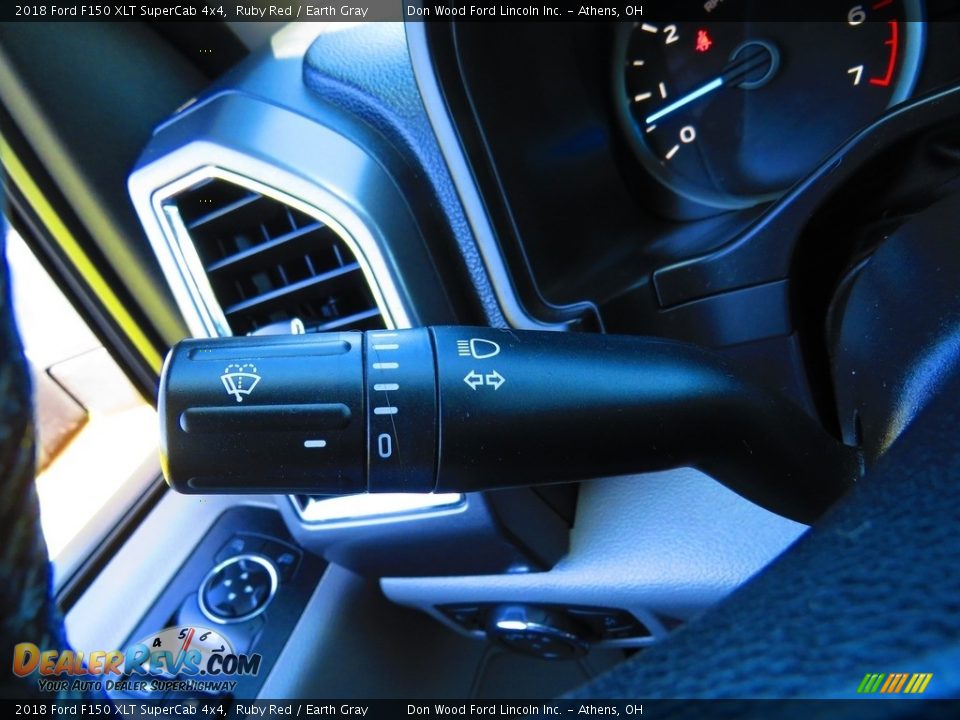 2018 Ford F150 XLT SuperCab 4x4 Ruby Red / Earth Gray Photo #30