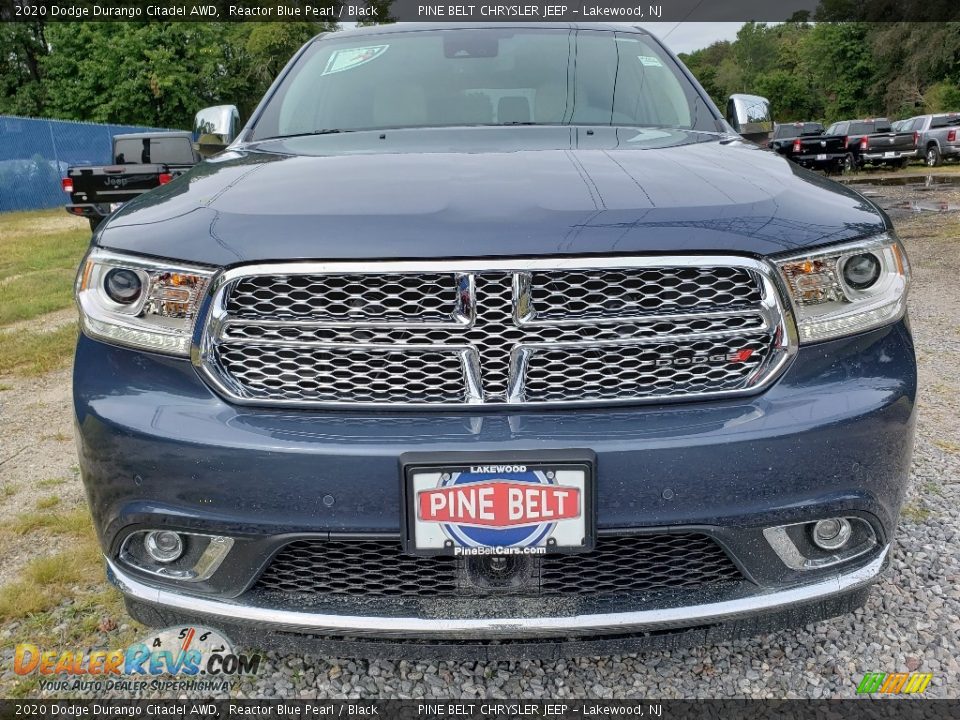 2020 Dodge Durango Citadel AWD Reactor Blue Pearl / Black Photo #2