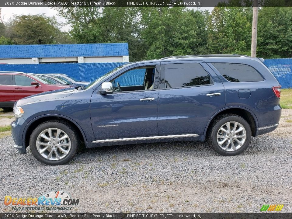 Reactor Blue Pearl 2020 Dodge Durango Citadel AWD Photo #3