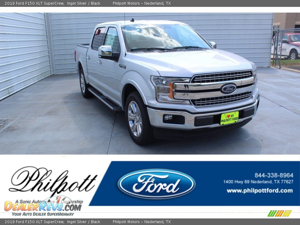 2019 Ford F150 XLT SuperCrew Ingot Silver / Black Photo #1