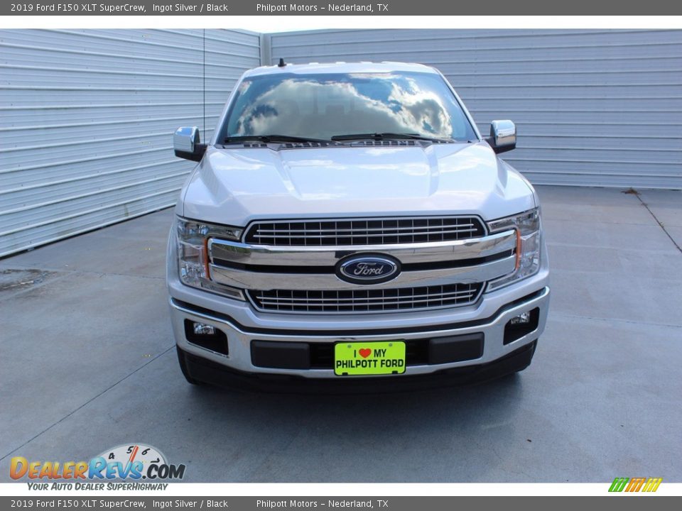 2019 Ford F150 XLT SuperCrew Ingot Silver / Black Photo #3