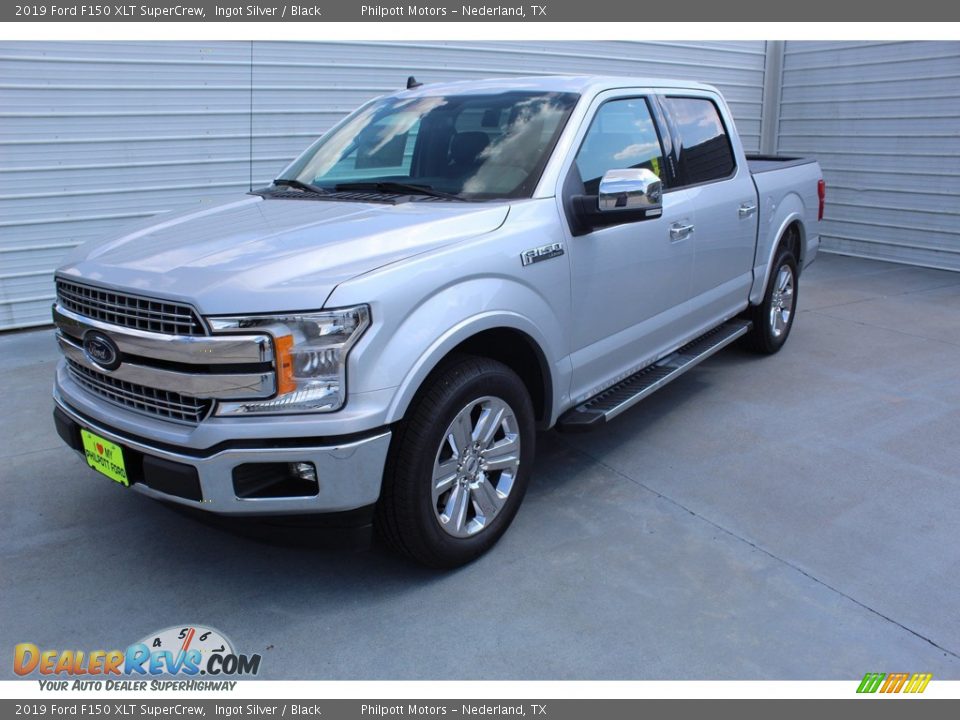 2019 Ford F150 XLT SuperCrew Ingot Silver / Black Photo #4