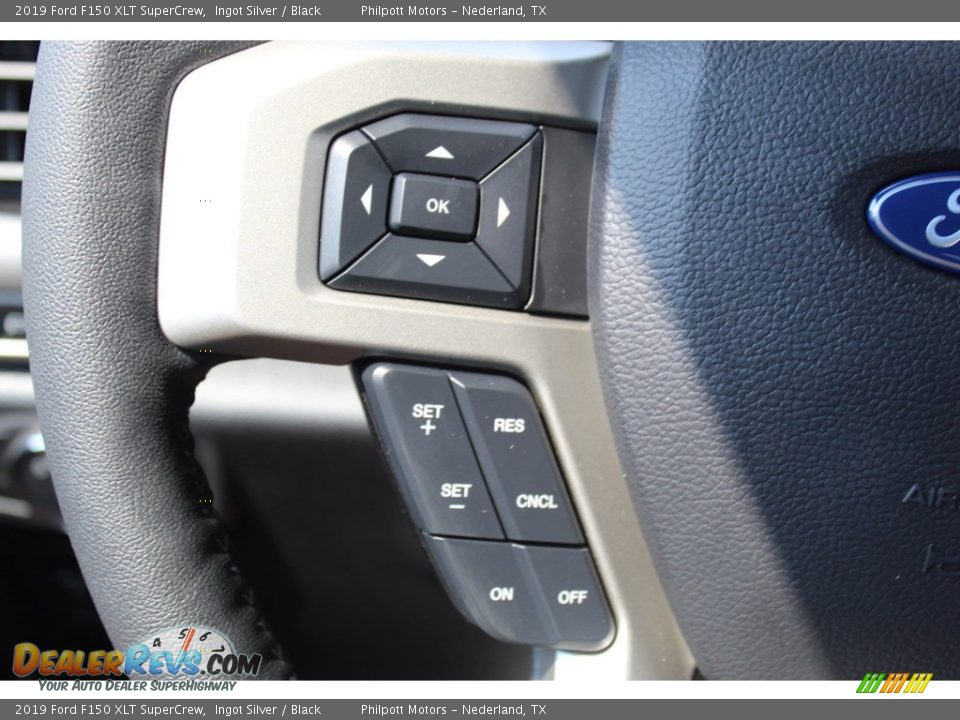 2019 Ford F150 XLT SuperCrew Ingot Silver / Black Photo #9