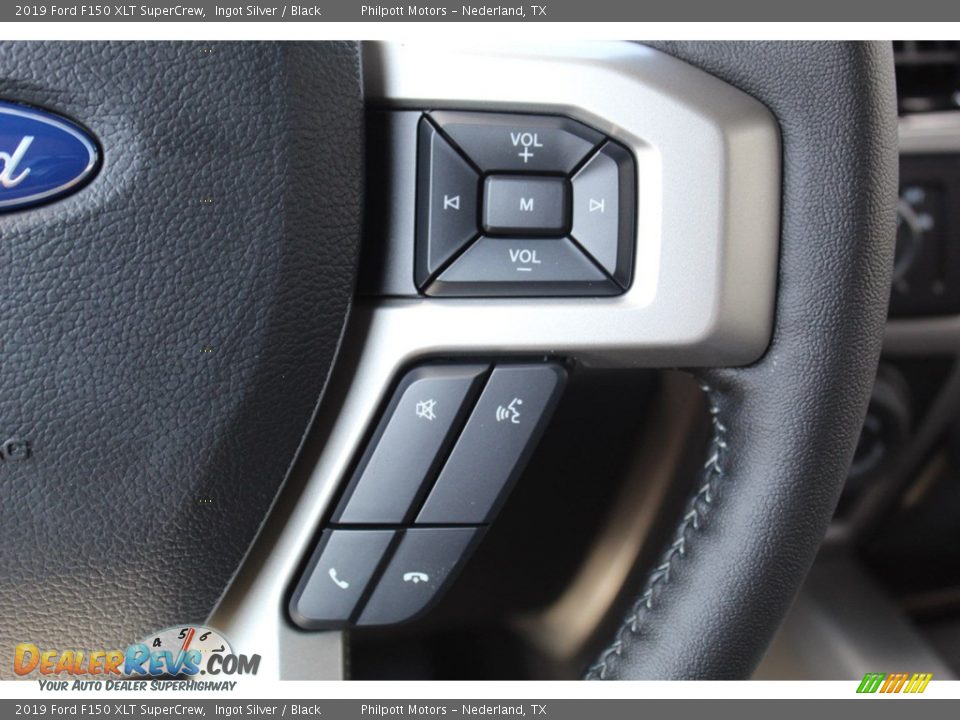 2019 Ford F150 XLT SuperCrew Ingot Silver / Black Photo #10