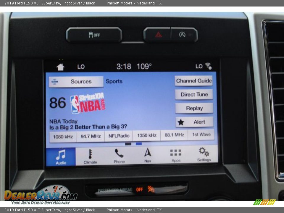 2019 Ford F150 XLT SuperCrew Ingot Silver / Black Photo #13