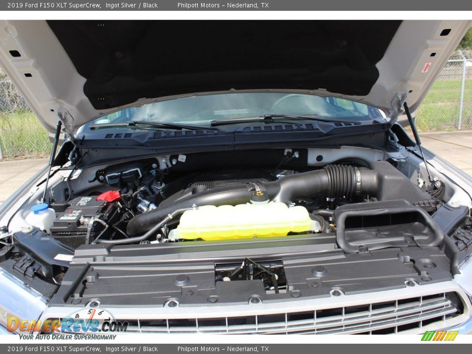 2019 Ford F150 XLT SuperCrew Ingot Silver / Black Photo #22