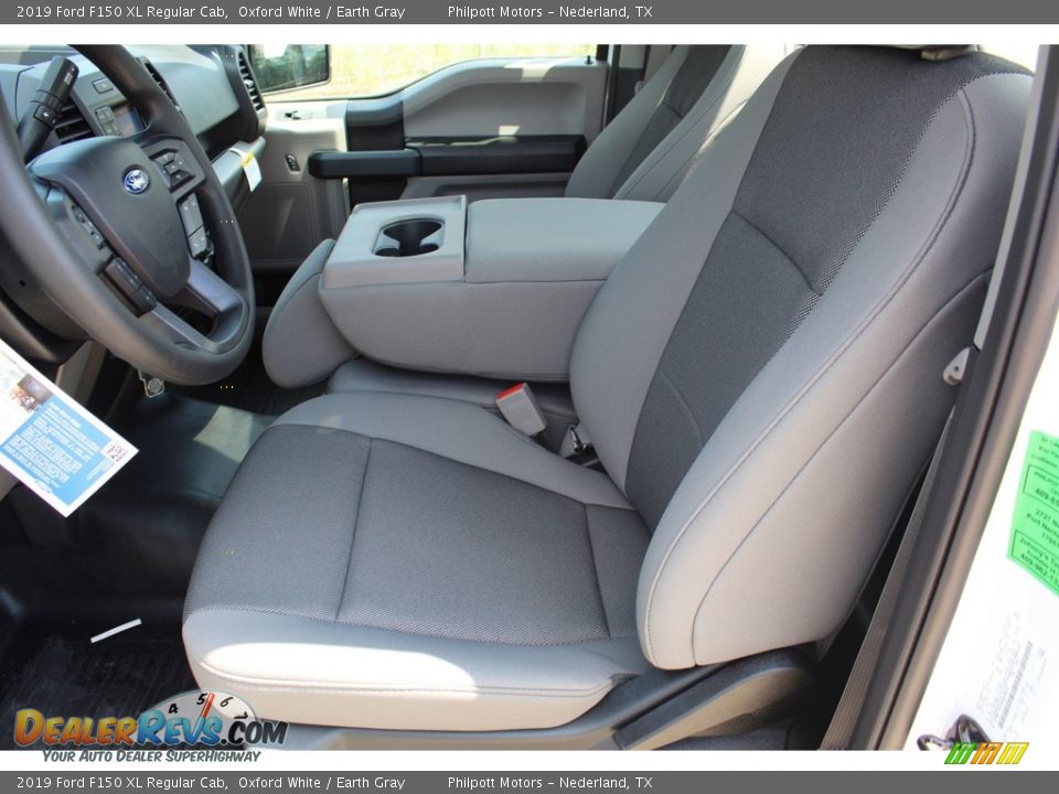 2019 Ford F150 XL Regular Cab Oxford White / Earth Gray Photo #12