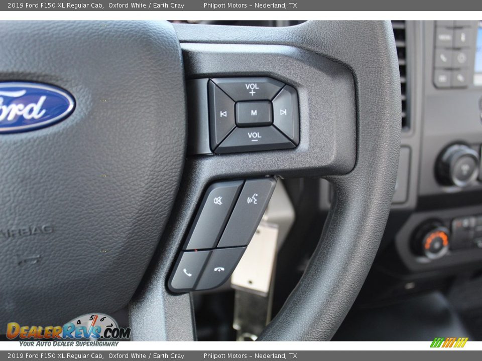 2019 Ford F150 XL Regular Cab Oxford White / Earth Gray Photo #14