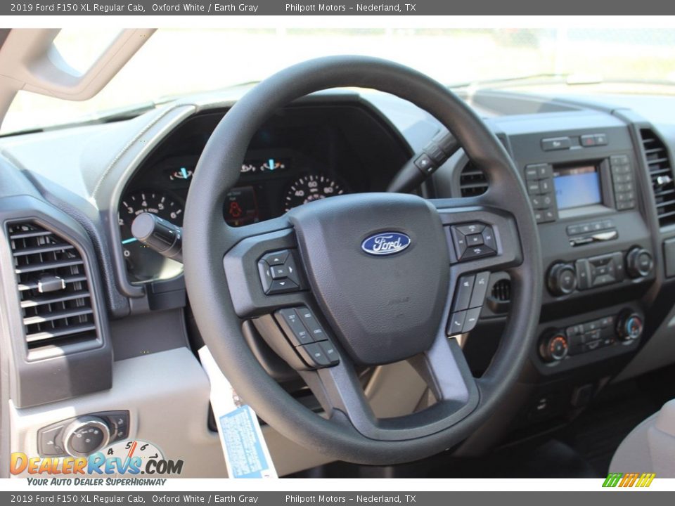 2019 Ford F150 XL Regular Cab Oxford White / Earth Gray Photo #21
