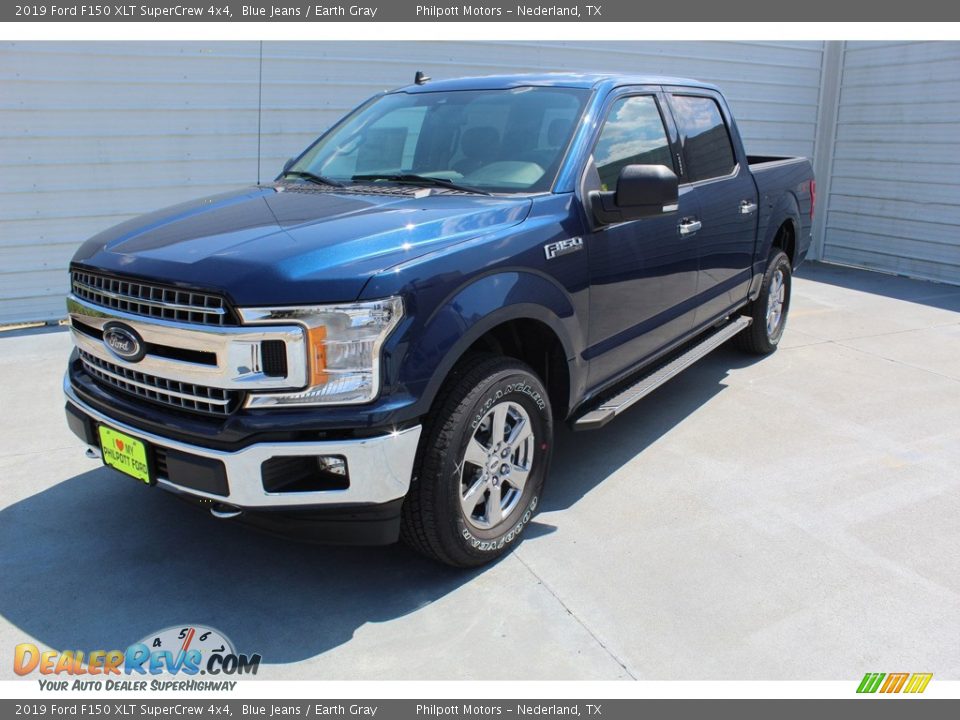 2019 Ford F150 XLT SuperCrew 4x4 Blue Jeans / Earth Gray Photo #4