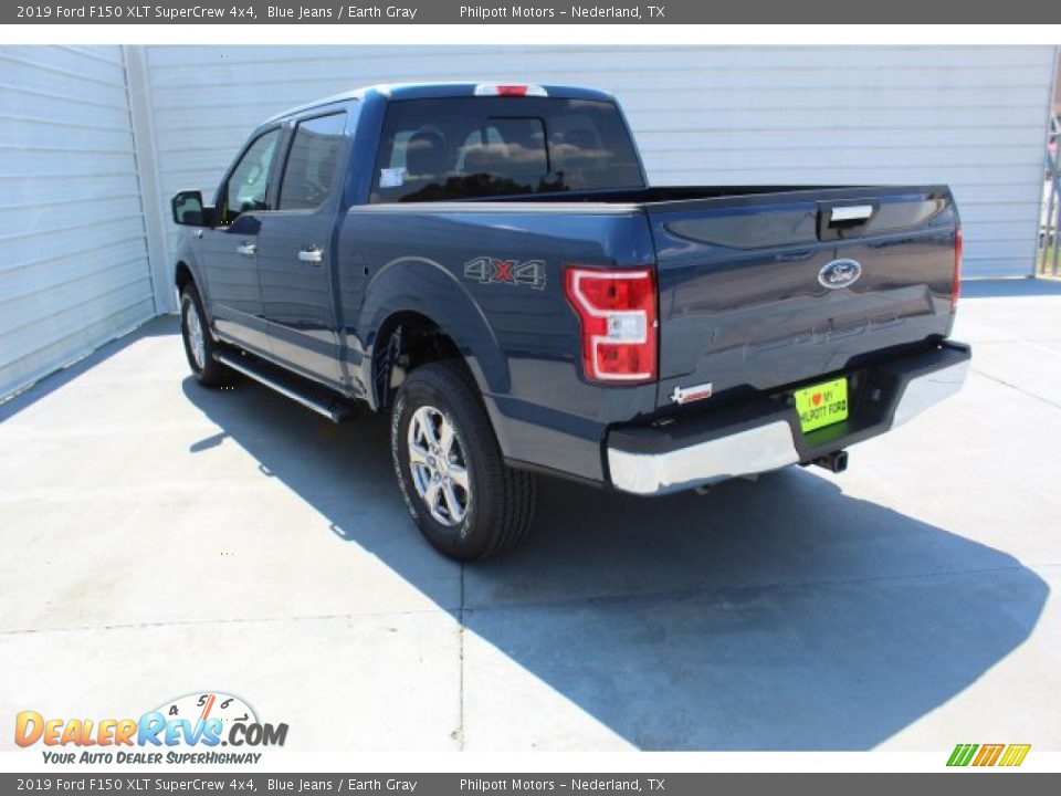 2019 Ford F150 XLT SuperCrew 4x4 Blue Jeans / Earth Gray Photo #6