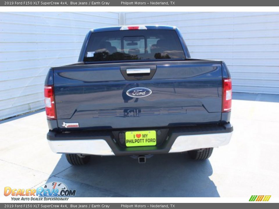 2019 Ford F150 XLT SuperCrew 4x4 Blue Jeans / Earth Gray Photo #7