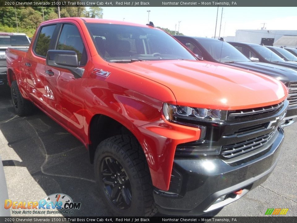 2020 Chevrolet Silverado 1500 LT Trail Boss Crew Cab 4x4 Red Hot / Jet Black Photo #3