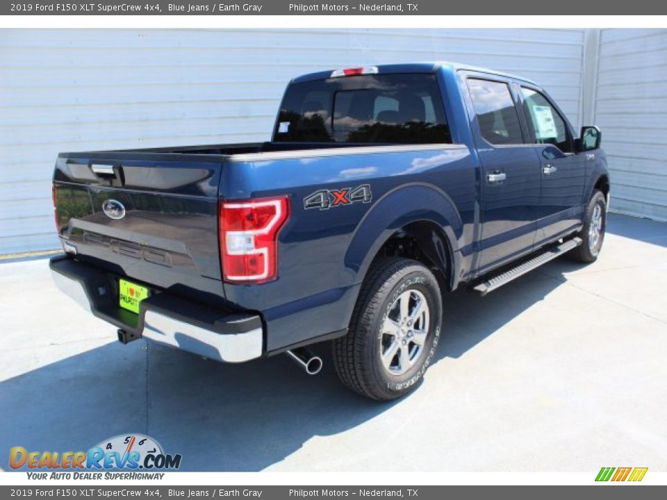2019 Ford F150 XLT SuperCrew 4x4 Blue Jeans / Earth Gray Photo #8