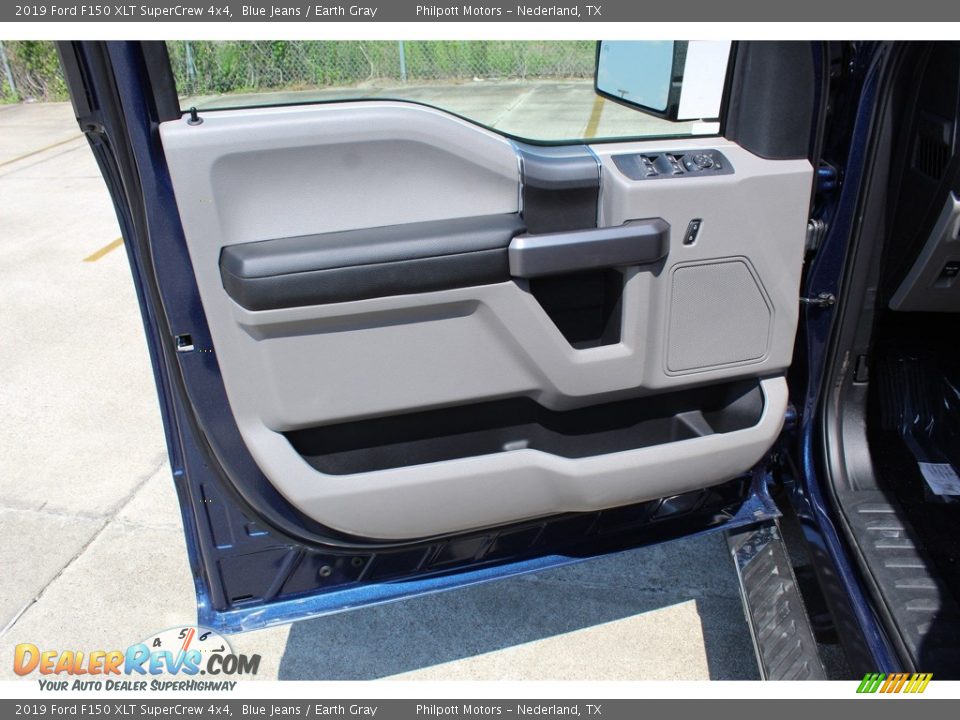 2019 Ford F150 XLT SuperCrew 4x4 Blue Jeans / Earth Gray Photo #9