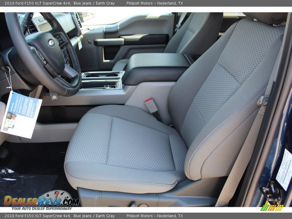 2019 Ford F150 XLT SuperCrew 4x4 Blue Jeans / Earth Gray Photo #10