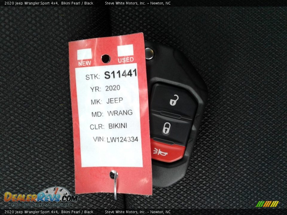 Keys of 2020 Jeep Wrangler Sport 4x4 Photo #24