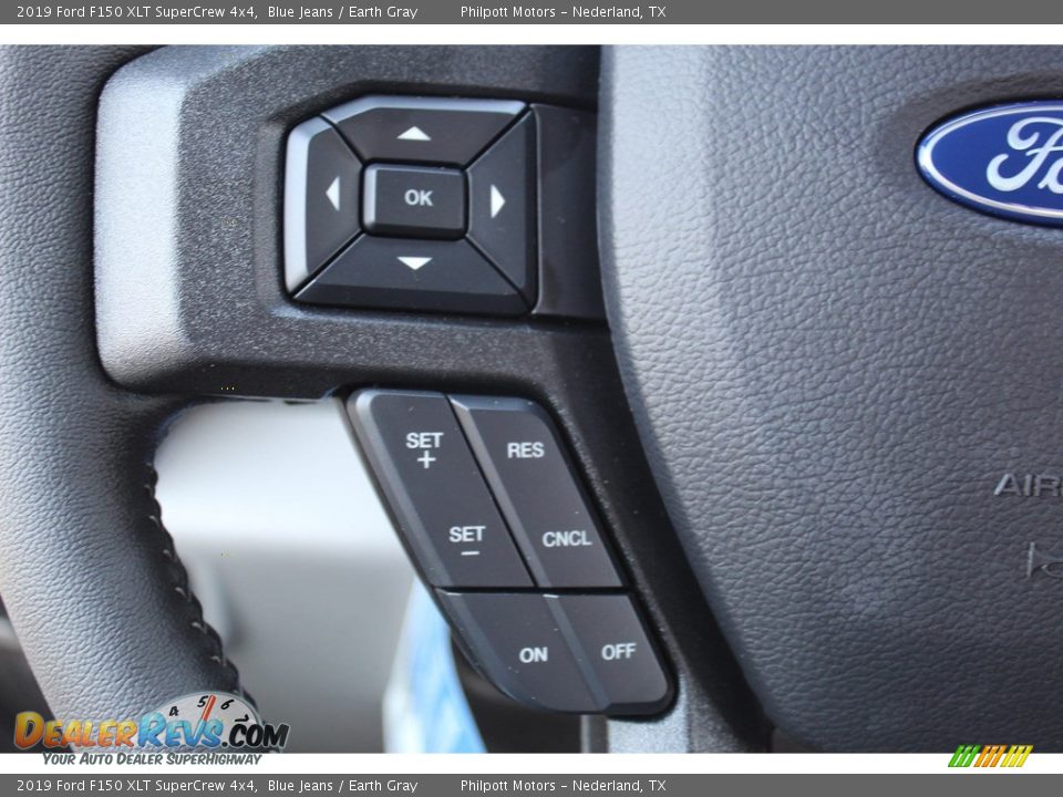 2019 Ford F150 XLT SuperCrew 4x4 Blue Jeans / Earth Gray Photo #12