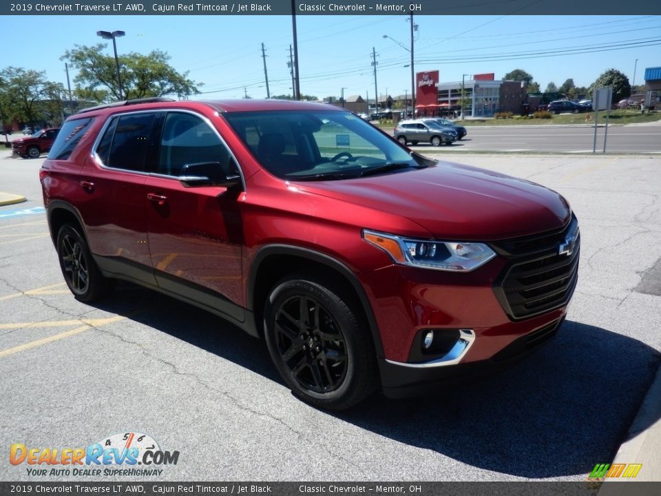 2019 Chevrolet Traverse LT AWD Cajun Red Tintcoat / Jet Black Photo #3