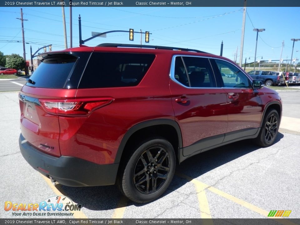 2019 Chevrolet Traverse LT AWD Cajun Red Tintcoat / Jet Black Photo #4