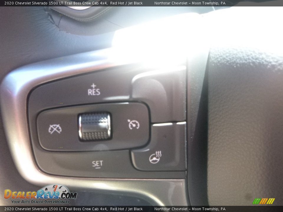 2020 Chevrolet Silverado 1500 LT Trail Boss Crew Cab 4x4 Red Hot / Jet Black Photo #13